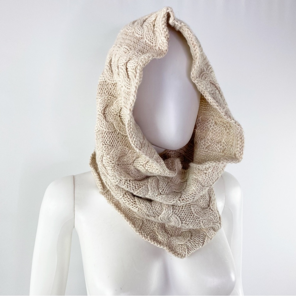 J. Crew Tan Beige Cable-Knit Infinity Scarf - Picture 5 of 7